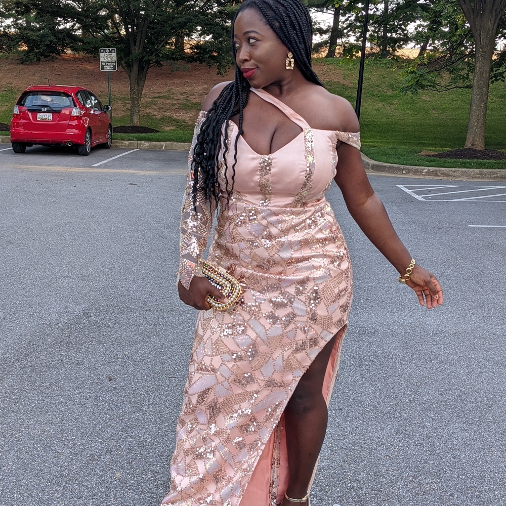 Bespoke Handmade Sequin Dress